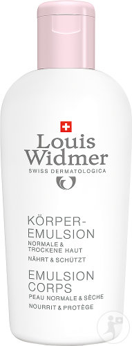 Louis Widmer Body Emulsion Unscented Normal to Dry Skin Bottle 200ml