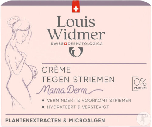 Louis Widmer Mamaderm cream for the prevention of stretch marks without perfume jar 250ml