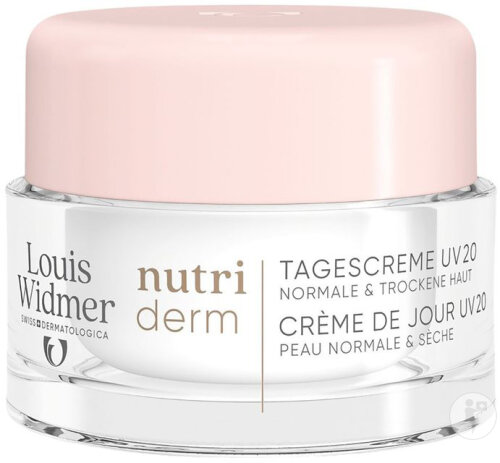Louis Widmer Nutriderm Day Cream UV20 Without Perfume Jar 50ml