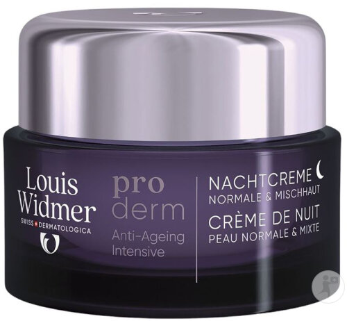 Louis Widmer Proderm Anti-Ageing Intensive Night Cream Jar 50ml