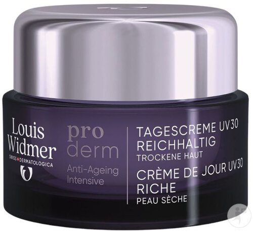 Louis Widmer Proderm Day Cream SPF30 Rich Jar 50ml
