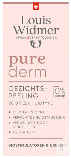 Louis Widmer Purederm facial peeling without perfume tube 50ml