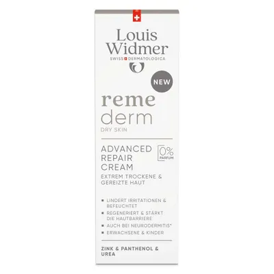 Louis Widmer remederm Advanced Repair Cream unscented 75 ml