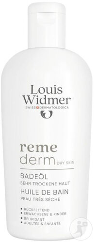 Louis Widmer Remederm bath oil bottle 250ml