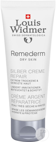Louis Widmer Remederm Silver Cream Repair Without Perfume Tube 75ml