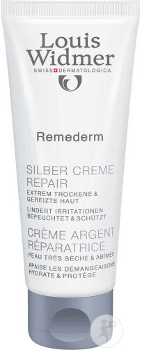 Louis Widmer Remederm Silver Cream Repairing Fragrance-Free Tube 40ml