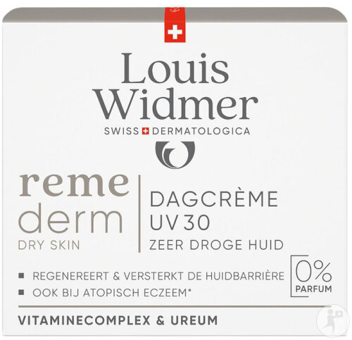Louis Widmer Remederm Day Cream SPF30 Without Perfume Jar 50ml