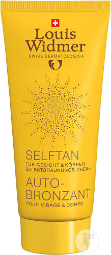 Louis Widmer Selftan Self-Tanning Cream Lightly Perfumed Tube 100ml