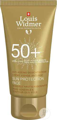 Louis Widmer sun protection anti-aging face SPF50+ tube 50ml
