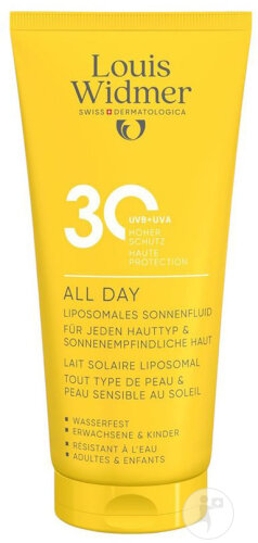Louis Widmer Sun All Day SPF30 Perfume Free Tube 100ml