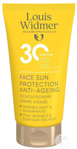 Louis Widmer Sun Face Sun Protection Anti-Ageing SPF30+ Tube 50ml