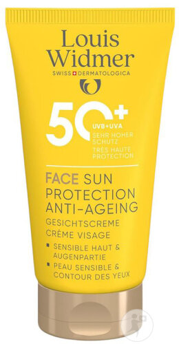 Louis Widmer Sun Face Sun Protection Anti-Ageing SPF50+ Tube 50 ml
