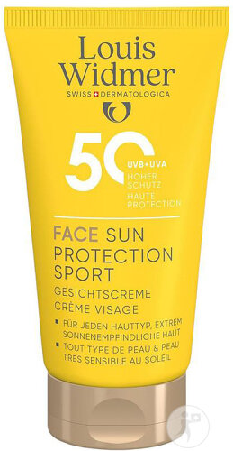 Louis Widmer Sun Face Sun Protection Sport Without Perfume SPF50 Tube 50ml