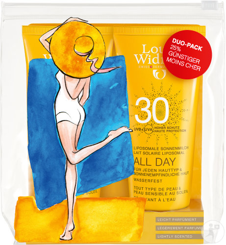 Louis Widmer Sunscreen All Day 30 Duo Pack 2x100ml