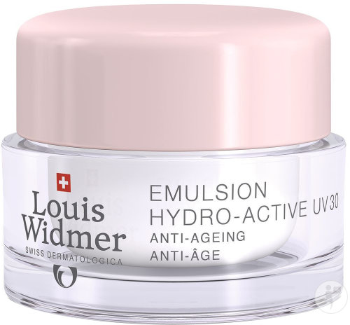 Louis Widmer Day Emulsion Hydro-Active UV 30 Anti-Ageing Lightly Perfumed Jar 50ml