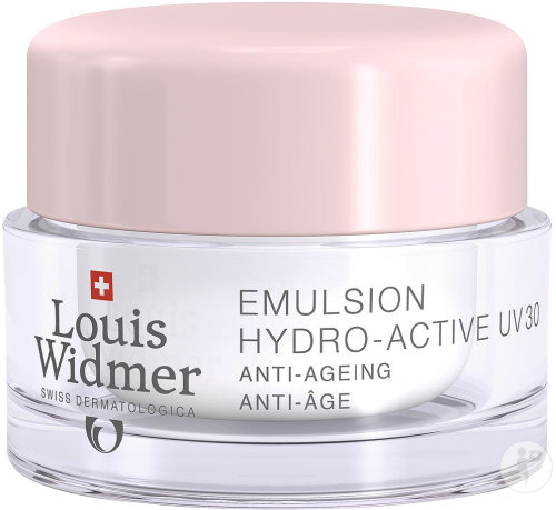 Louis Widmer Day Emulsion Hydro-Active UV 30 Anti-Ageing Without Perfume Jar 50ml