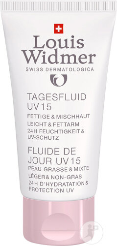 Louis Widmer Day Fluid UV 15 Oily and Combination Skin Tube 50ml