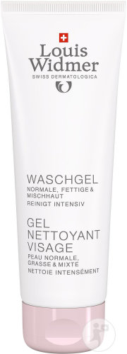 Louis Widmer face wash gel for normal and combination skin without perfume tube 125ml