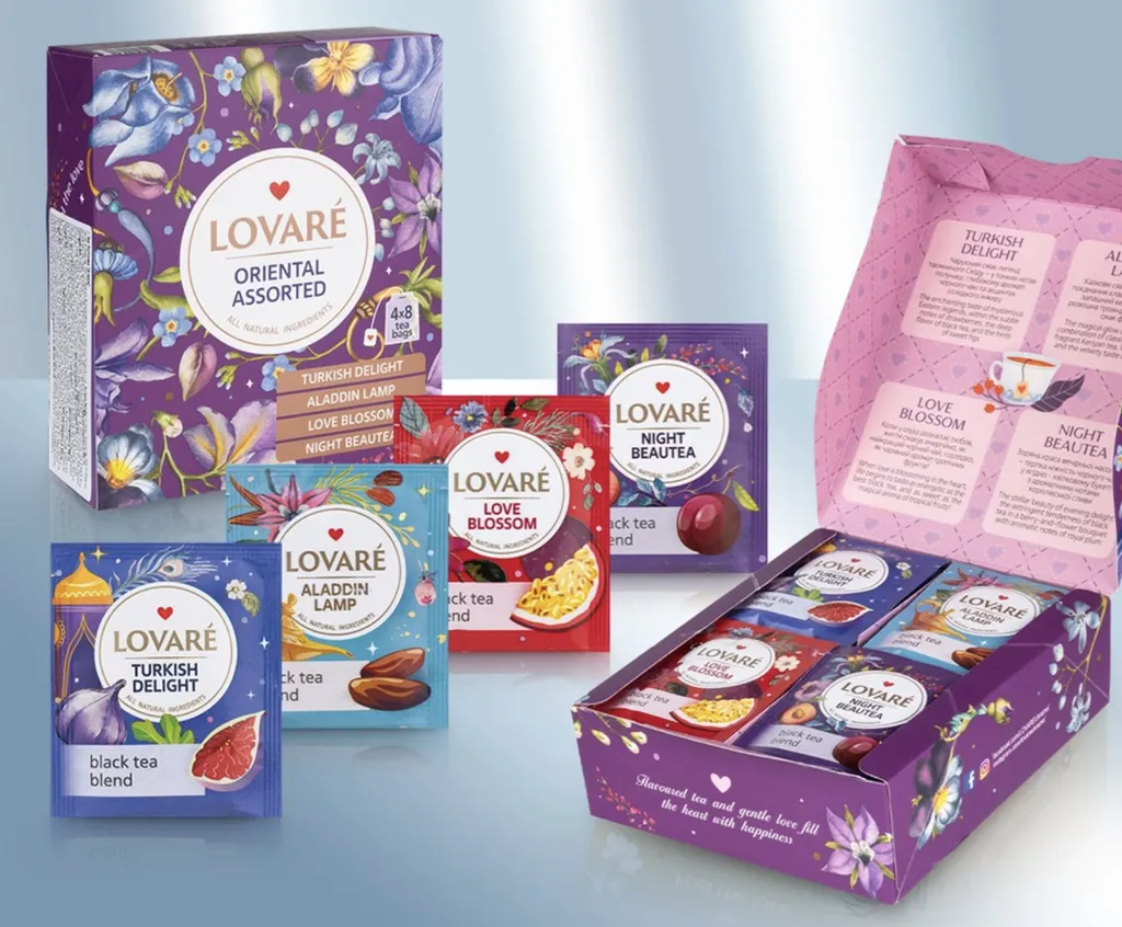 LOVARÉ Oriental Assorted collection 64g (32 tea bags)