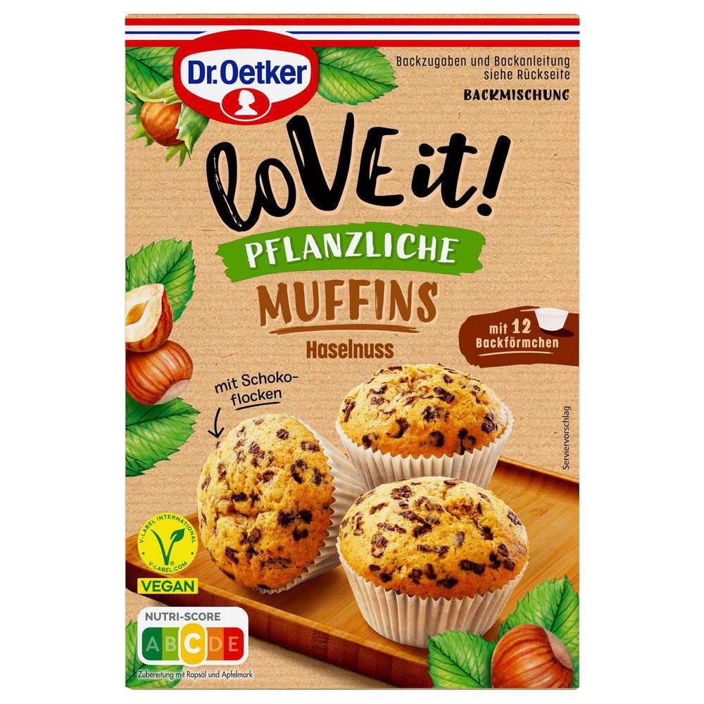 Dr. Oetker Love it! Baking mix, plant-based muffins