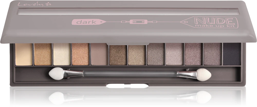 Lovely Nude Make Up Kit Dark Eyeshadow Palette