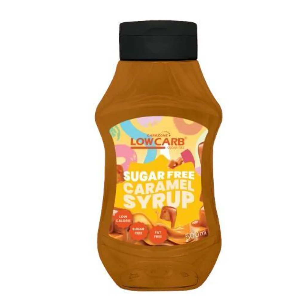 CarbZone AB Low Carb® Sugar Free Caramel Syrup 500g (pack of 2) 1000g