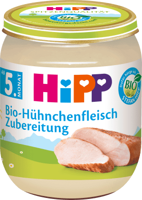HiPP Chicken meat-preparation from the 5th month, 125 g