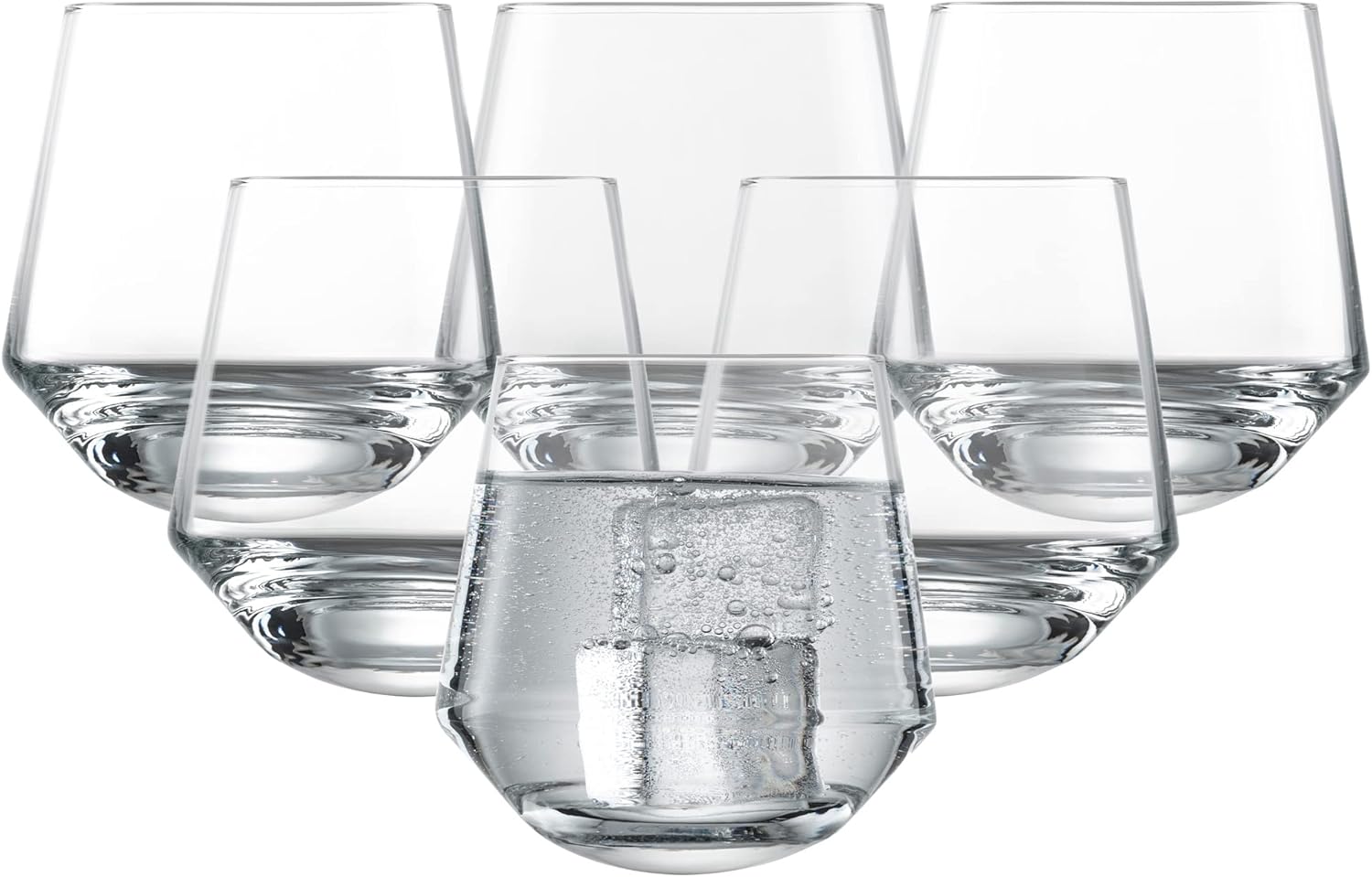 Schott Zwiesel Store Schott Zwiesel 116458 Bar Special 6 Piece Glass Set Dancing Tumbler Cocktail Glass, Crystal, Transparent, 9.6 cm Set of 6