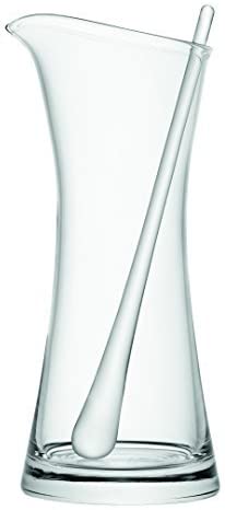 LSA International 1.2 Litre Bar Cocktail Jug and Stirrer, Clear by LSA International