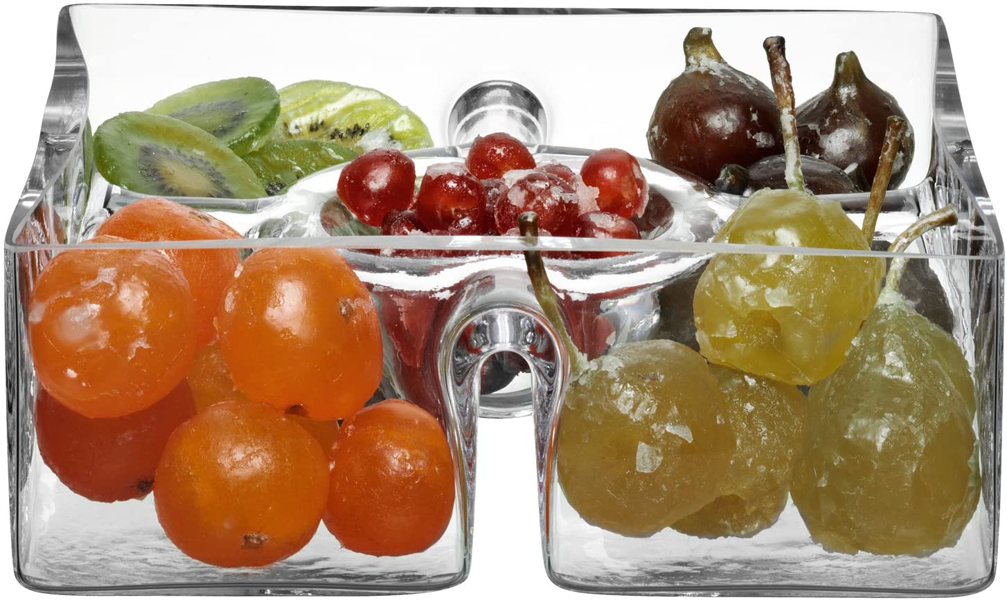 LSA Serve Square Plate 23 cm Clear