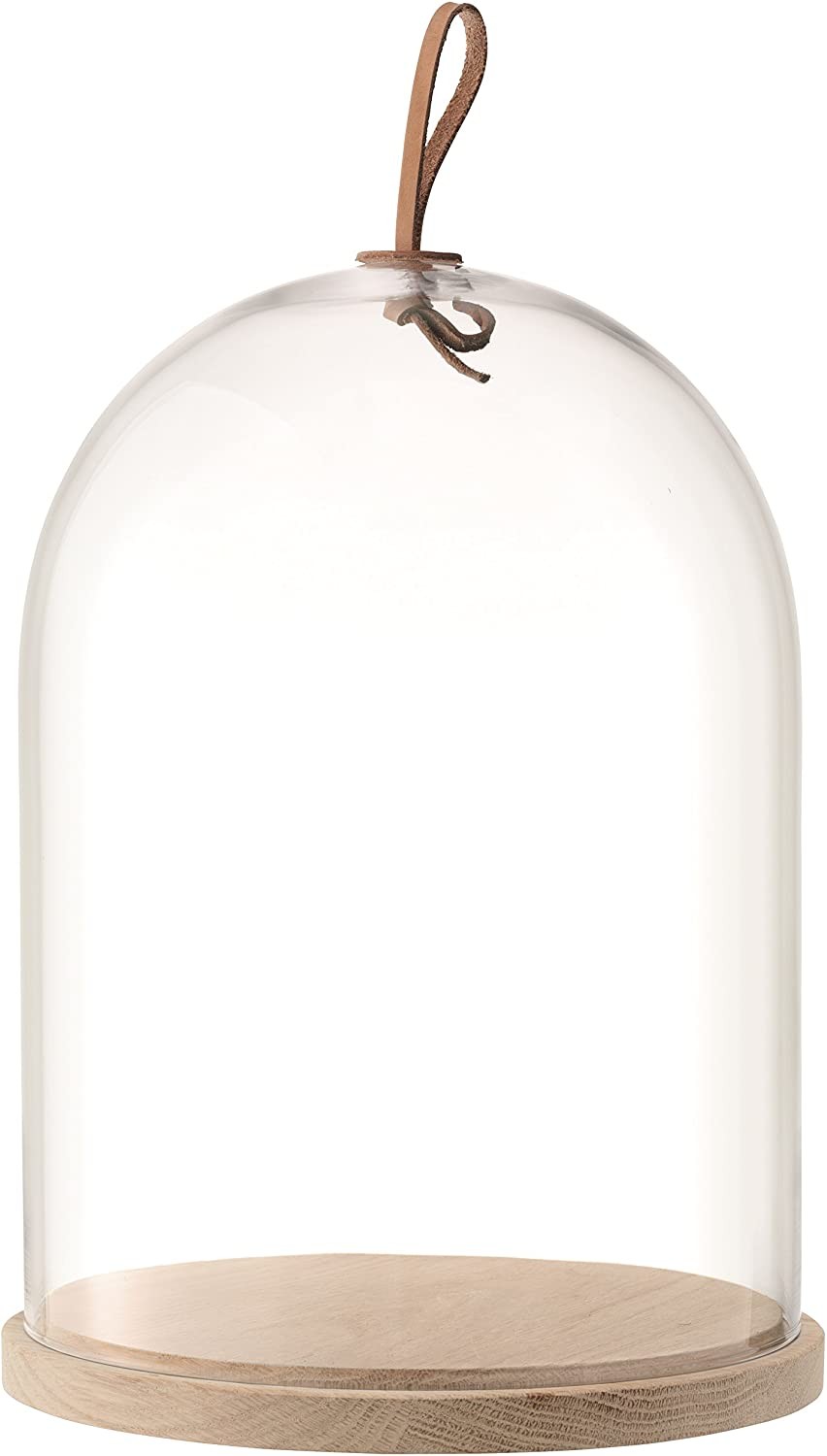 LSA International 28.5 cm Ivalo Dome and Ash Base, Clear