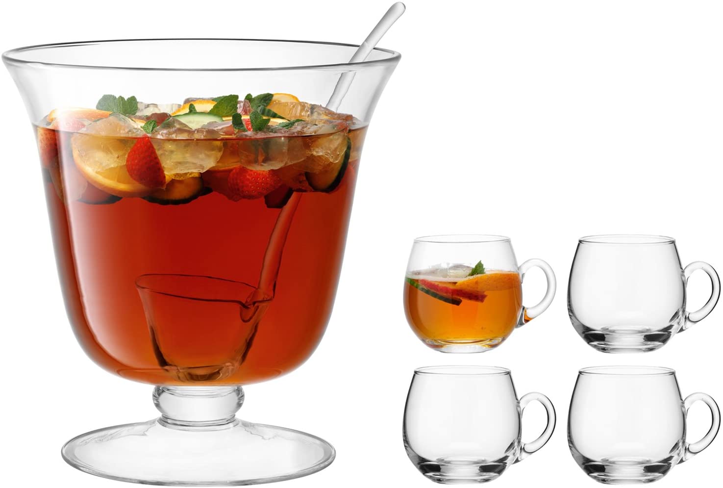 LSA International 300 ml Bar Punch Bowl Set, Clear