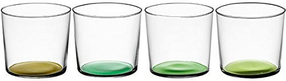 LSA International 310 ml Coro Tumbler, Green (Pack of 4)