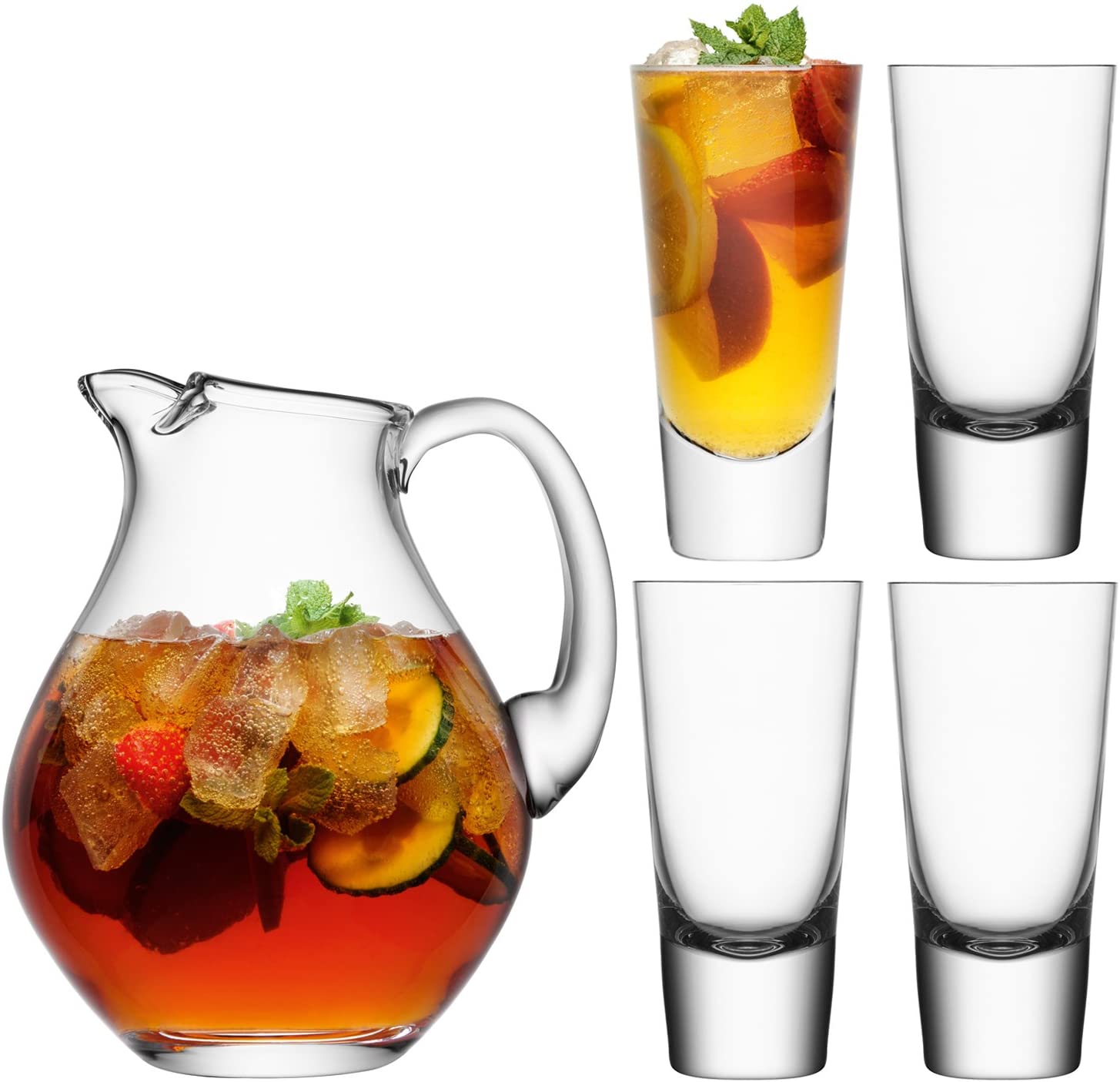 LSA International 11oz Bar Punch Jug Set, Clear