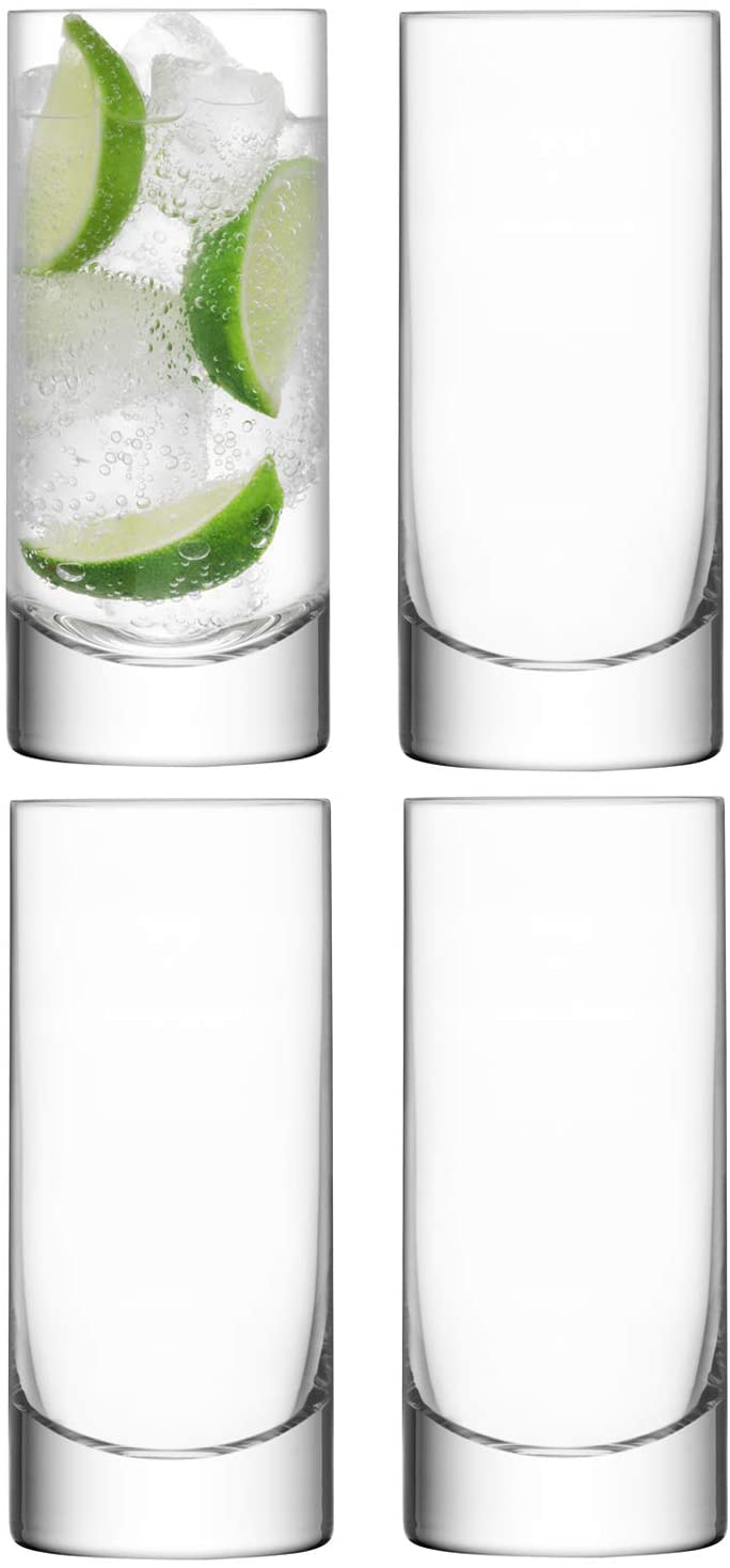 LSA International Bar 420ml Clear Highball 4 per pack