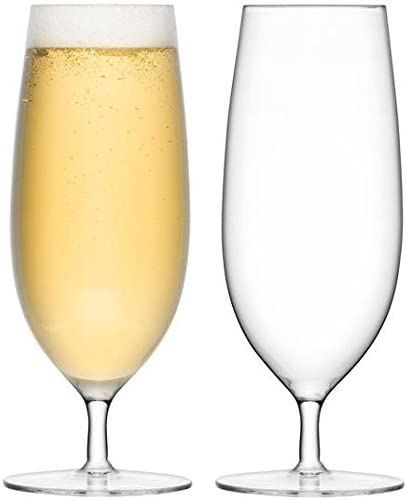 LSA International Bar Pilsner Glass 450 ml Clear 2 per pack