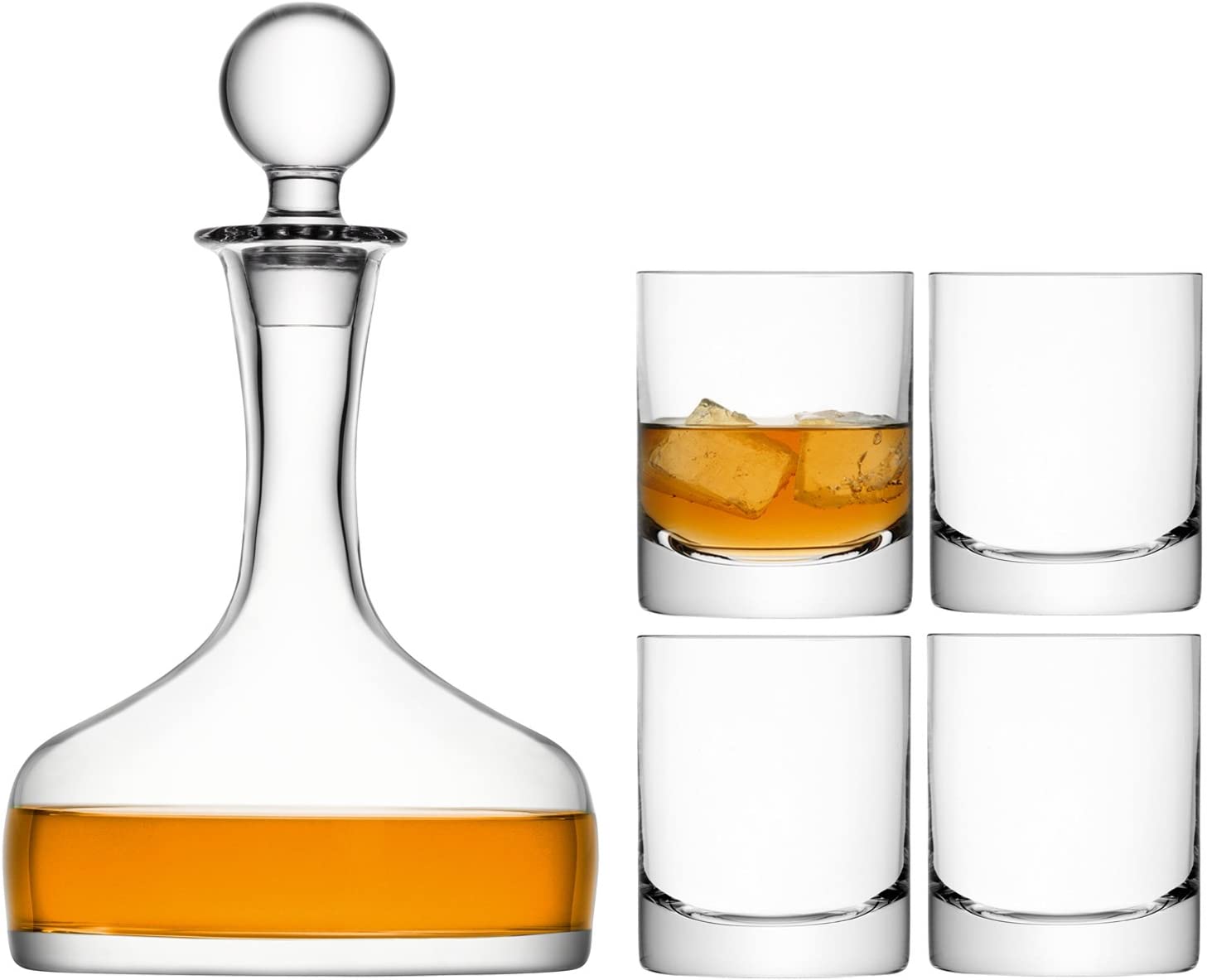 LSA Bar Carafe & Cup Set 1.6 L / 250 ml Clear