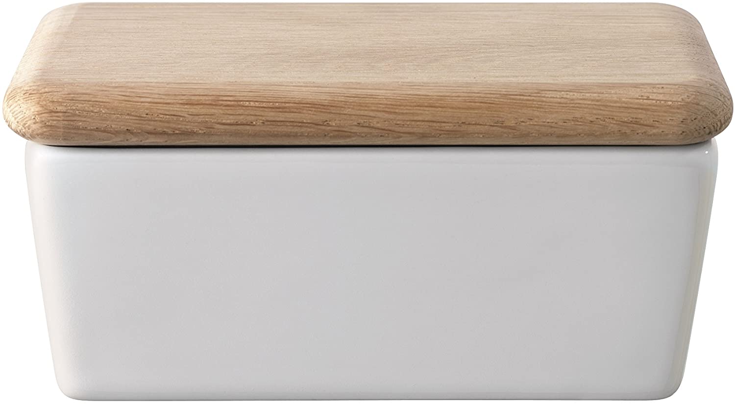 LSA Dine butter dish and oak wood lid