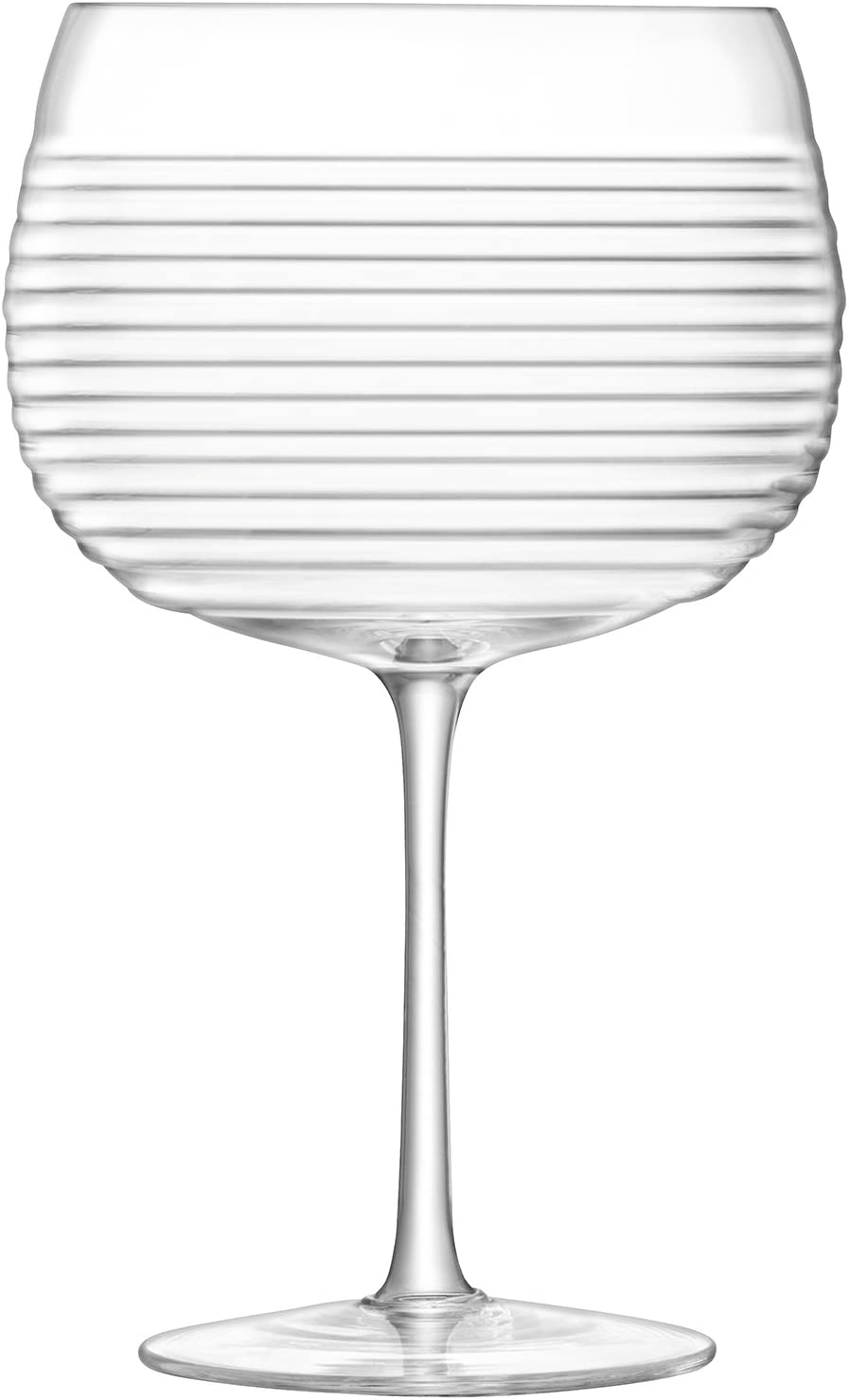 LSA International G1492-23-171 Groove Balloon Glass 650ml x 2, Clear