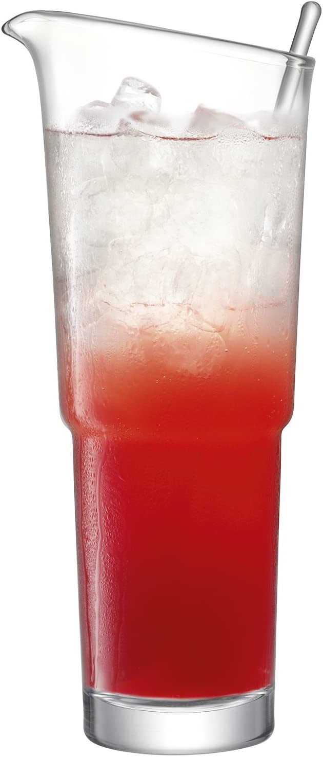 LSA International Mixologist Cocktail Jug and Stirrer, 1.6 Litre, Transparent, Glass, Jug & Stirrer, 1.6 Litre