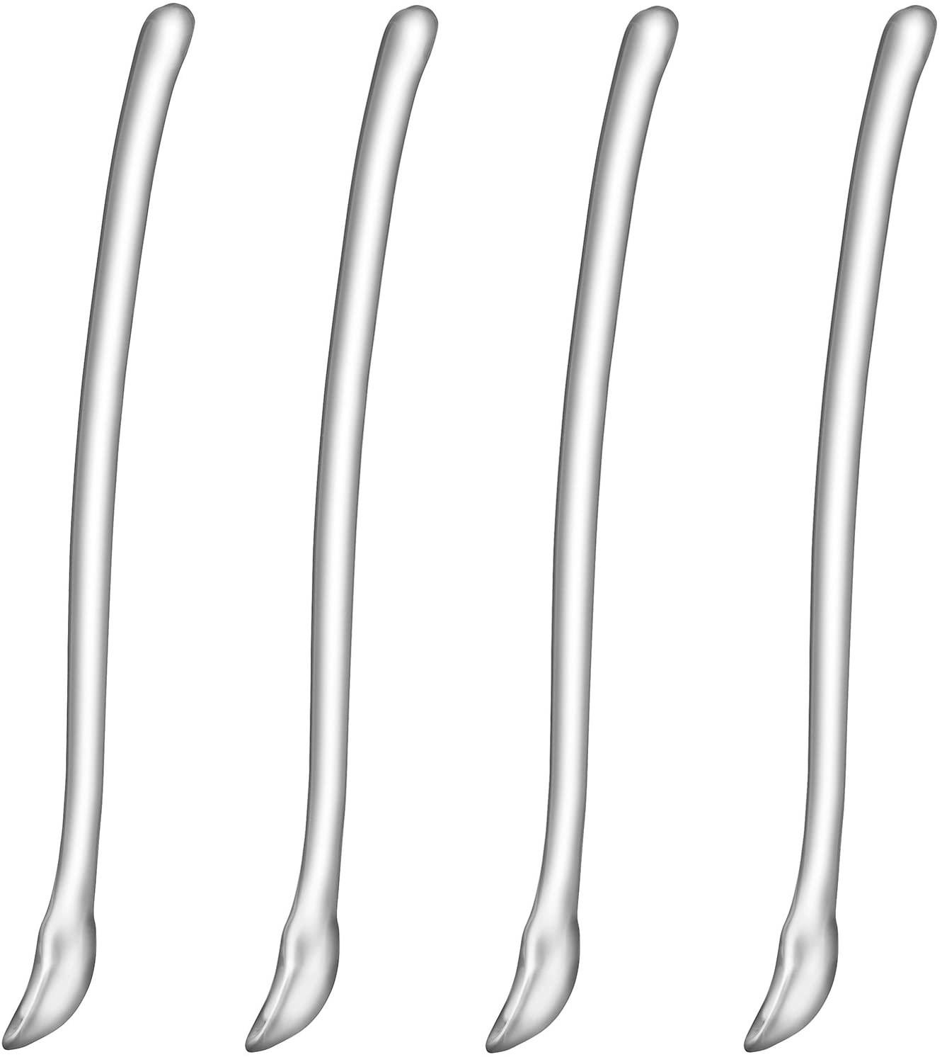 LSA International Mixologist Cocktail Stirrers Clear Set of 4 Glass Stirrers Clear