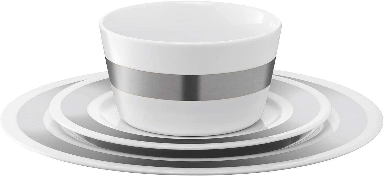LSA International Space Platinum Place Setting Set