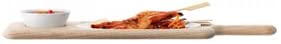 LSA International Paddle Serving Set and Black Beech Paddle l43.5 cm
