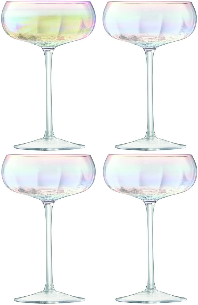 LSA Pearl Champagne Bowl 300 ml Mother of Pearl x 4