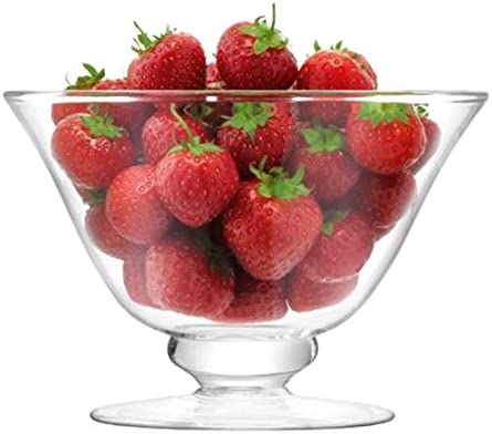 LSA International Serve Glass Clear Trophy Bowl, 15.5 cm
