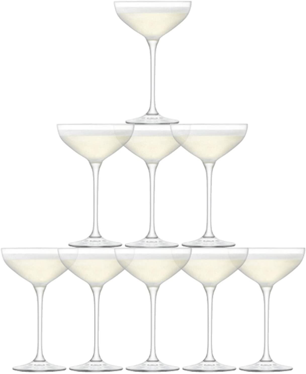 LSA International Tower Champagne Set, Clear
