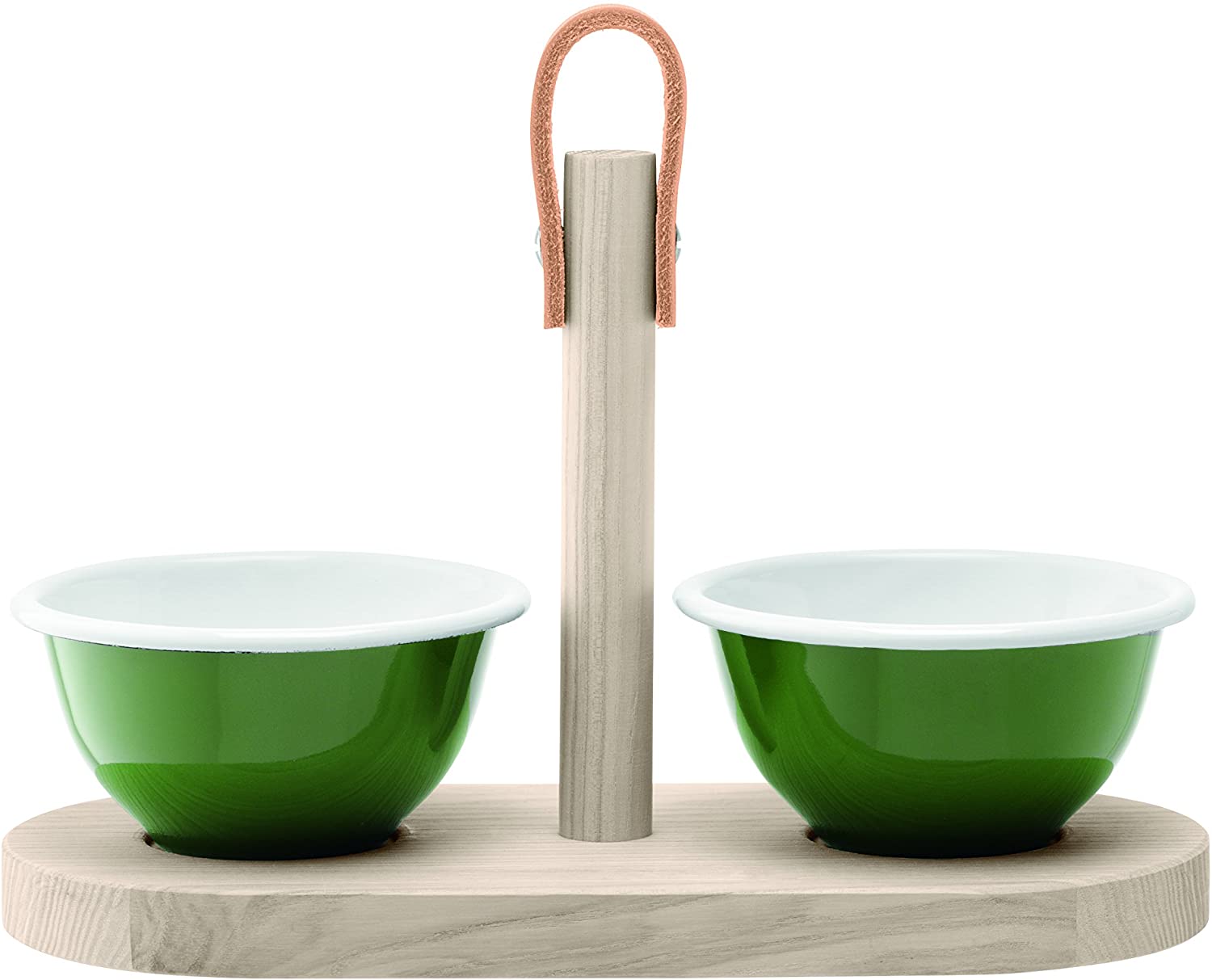 LSA International Utility Tapas Duo Set, Sage Green/Ash, 28 cm