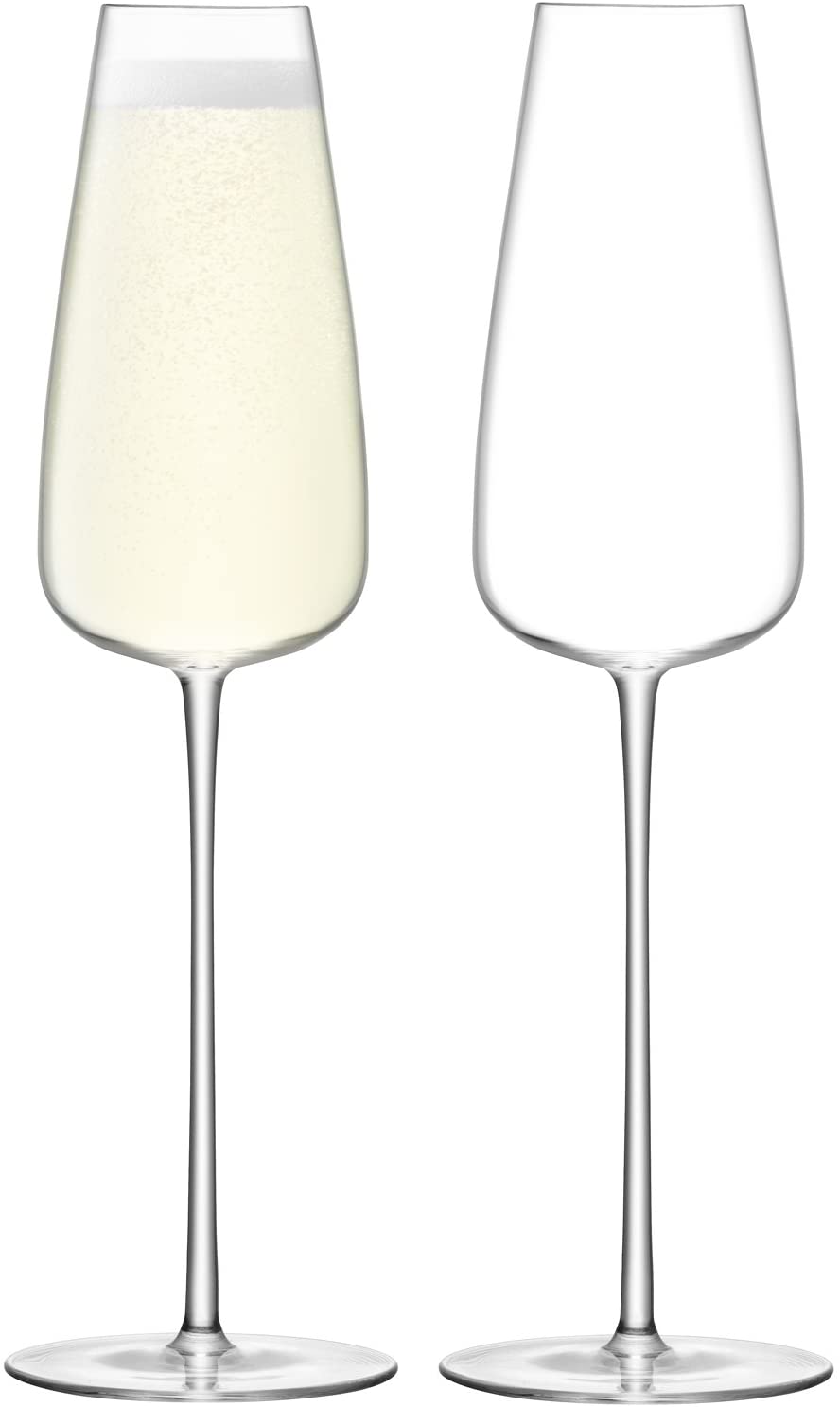 LSA International Wine Flute Glass 330 ml Clear x 2, 10.7 x 10.7 x 255 mm