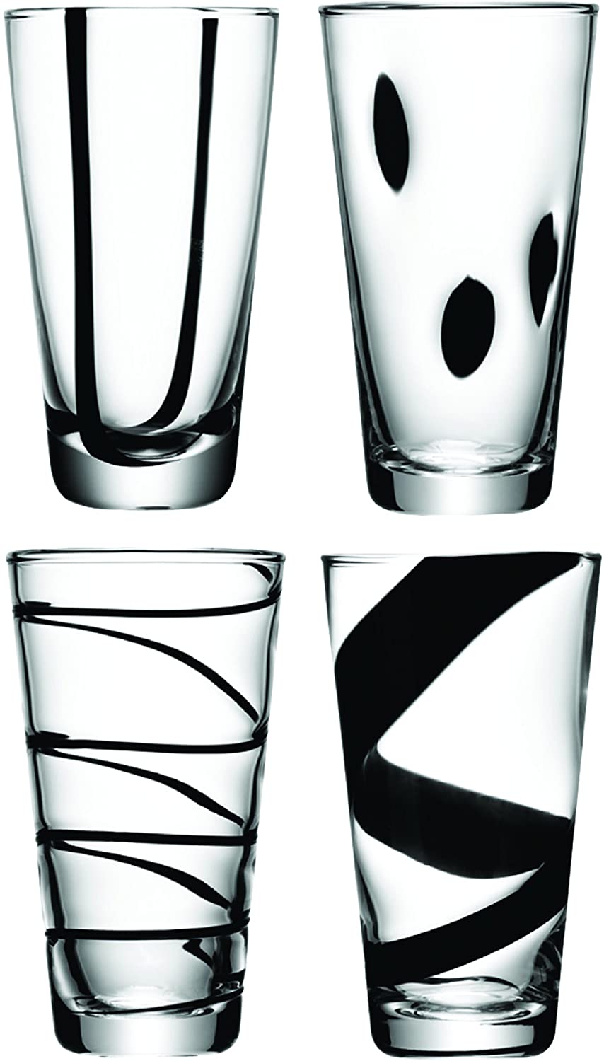 LSA Jazz Highball - Black - Set of 4