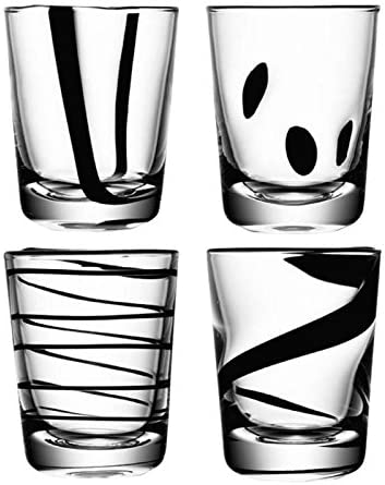 LSA Jazz Set of Four Mixed Tumblers by LSA International